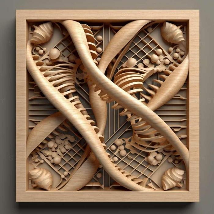 Patterns and decorations (stl dna 2, PATTERN_270) 3D models for cnc
